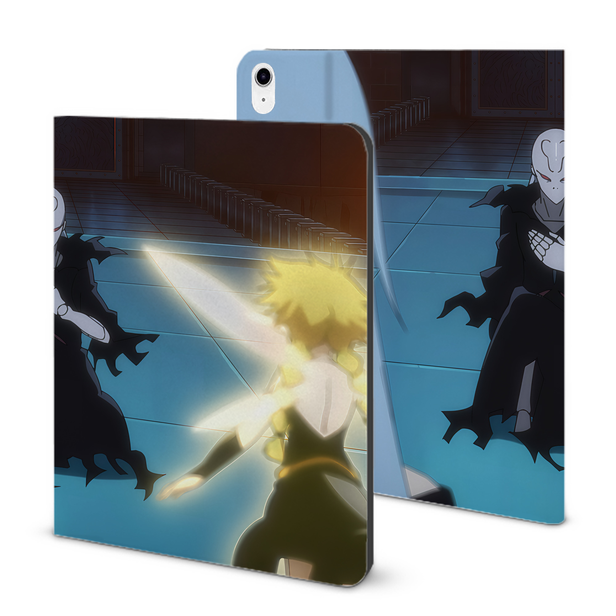 （画像用） 転スラ Regarding Reincarnated to Slime IPad ケース ブック型 PUレザー TPU 耐衝撃 軽量 薄型 ペン収納なし 全面保護 IPad 各モデル対応